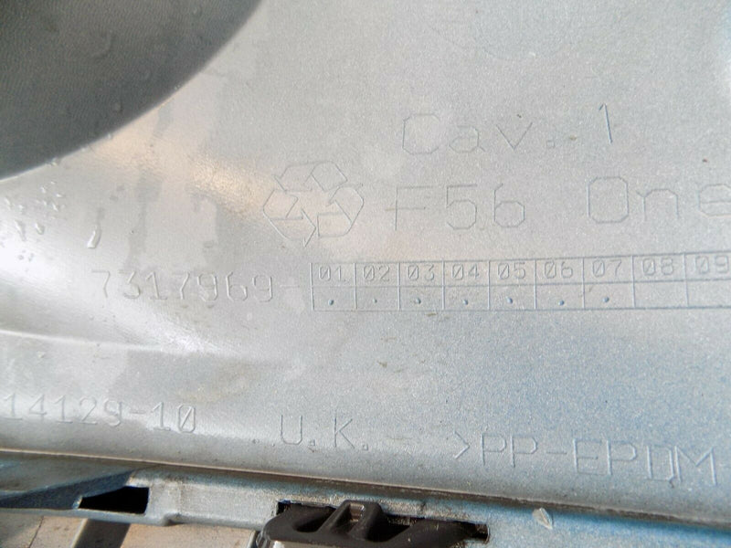 MINI COOPER S F56 2014-ON FRONT BUMPER + VALANCE GENUINE BLUE 7317969