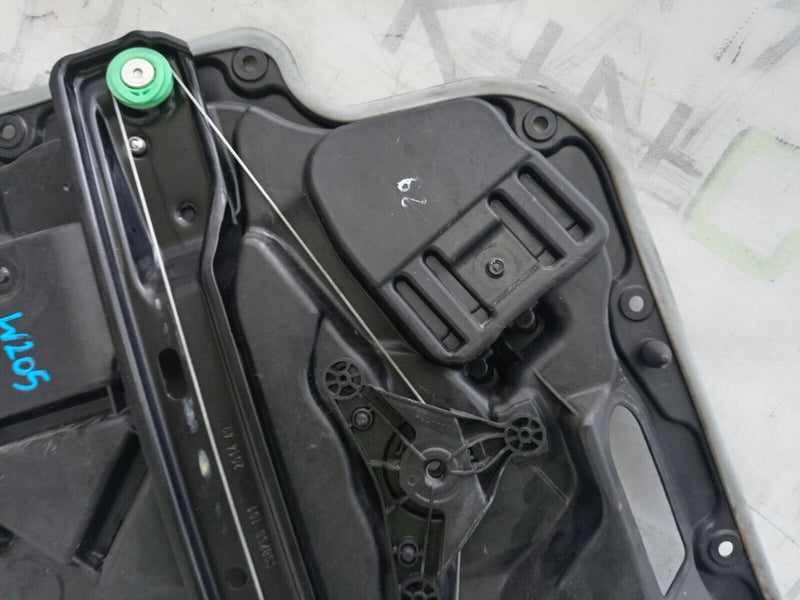 MERCEDES W205 C CLASS 14-21 REAR RIGHT WINDOW REGULATOR PANEL A2055409406 #