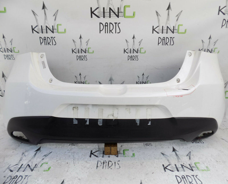 MAZDA III 3 2008 2009 2010 2011 WHITE REAR BUMPER GENUINE PDC DB0V-50221