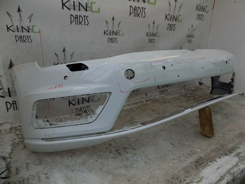 VW GOLF MK7 R LINE 2013-2017 FRONT BUMPER IN WHITE GENUINE 5G0807221AL