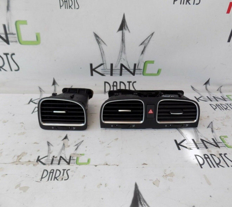 VW GOLF VI MK6 2008-2012 FRONT DASHBOARD CENTER MIDDLE & RIGHT SIDE AIR VENT