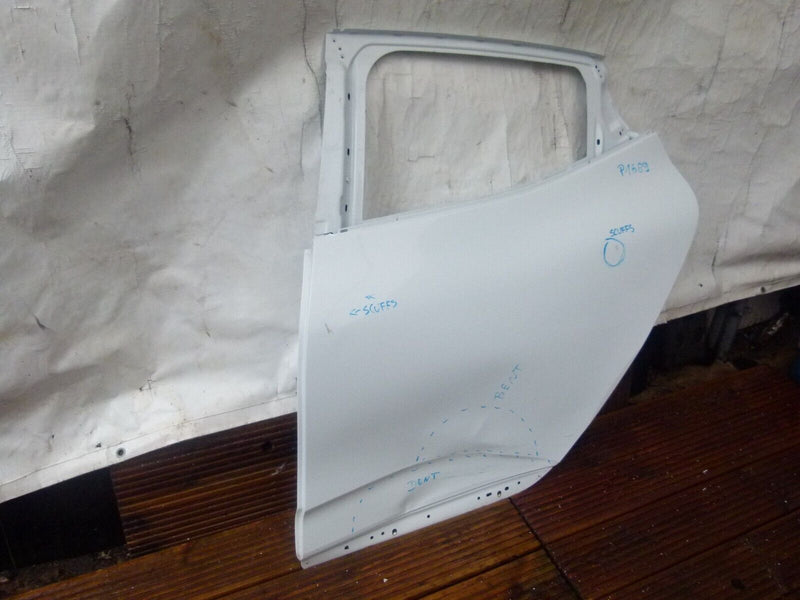 RENAUKT CLIO MK5 BF 2019-22 REAR DOOR PANEL LEFT PASSENGER SIDE in WHITE