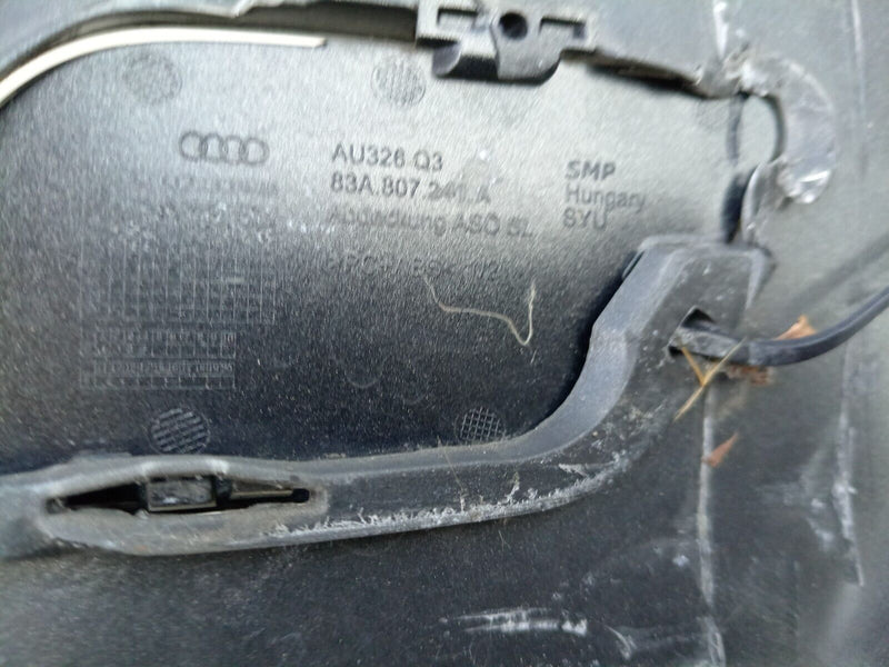 AUDI Q3 S LINE 2018-ON FRONT BUMPER O/S RIGHT CORNER GENUINE 83A807438D