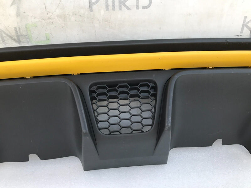 FIAT 500 ABARTH 595 LCI 2016-ON REAR BUMPER DIFFUSER & YELLOW TRIM MOULDING