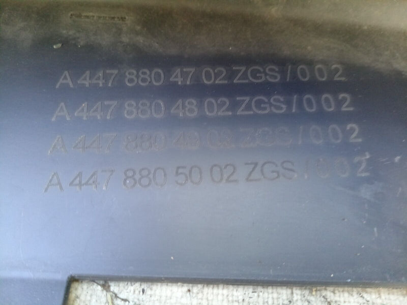 MERCEDES E VITO HYBRID W447 2019-ON FRONT BUMPER GENUINE A4478804702