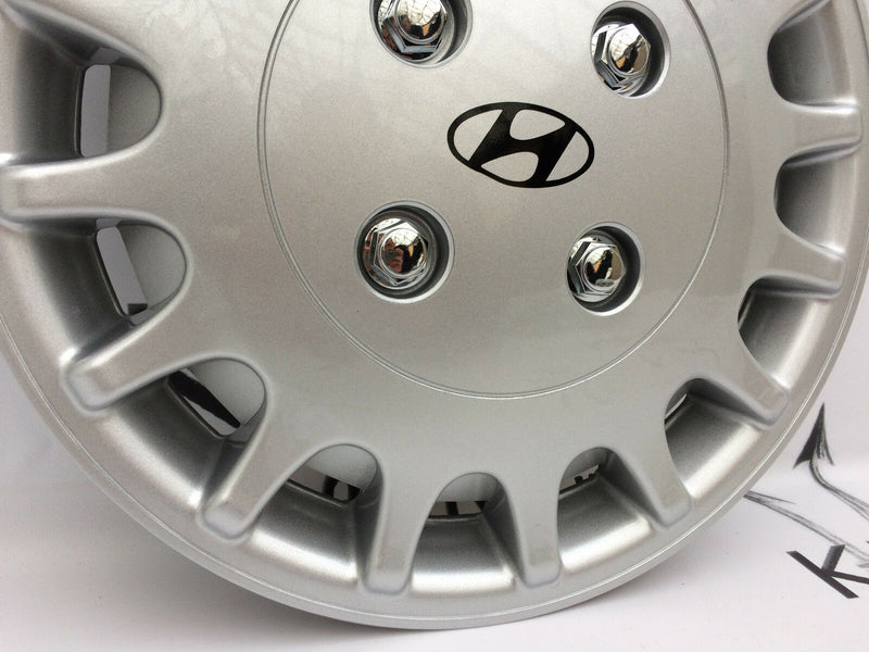 HYUNDAI i10, i20, GETZ, ATOS, ACCENT 13" SILVER WHEEL TRIM CAP COVER CF80-173