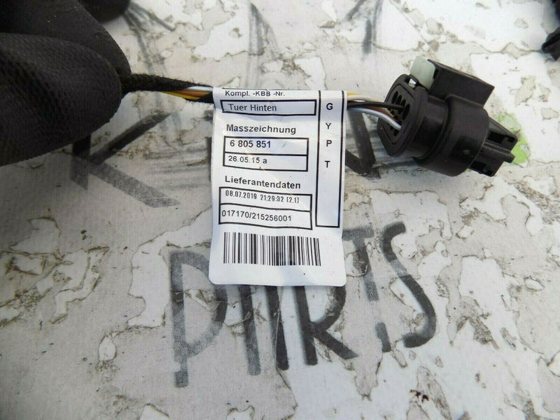 MINI COUNTRYMAN F60 2017-ON REAR LEFT DOOR WIRING LOOM 6805851 *1