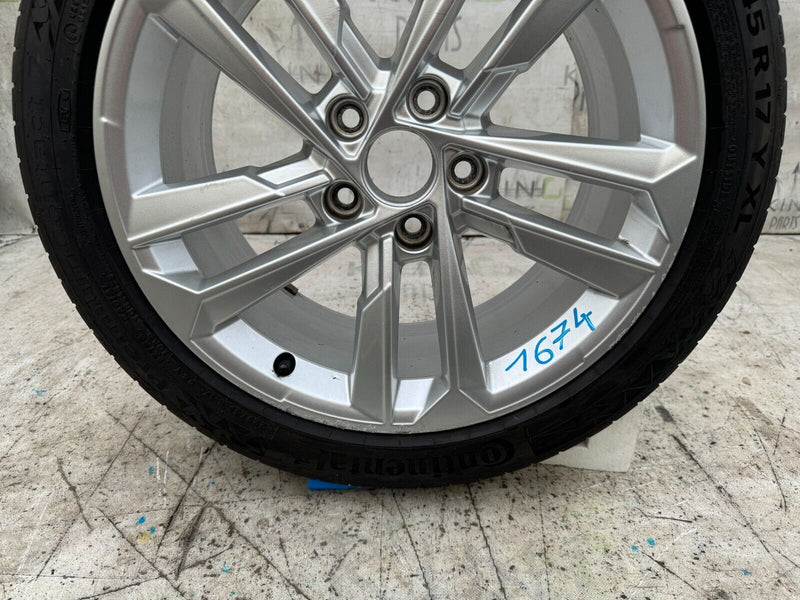 AUDI A3 8Y 2020- GENUINE ALLOY WHEEL RIM 17' 8Jx17H2 ET46 TYRE 225x45 R17