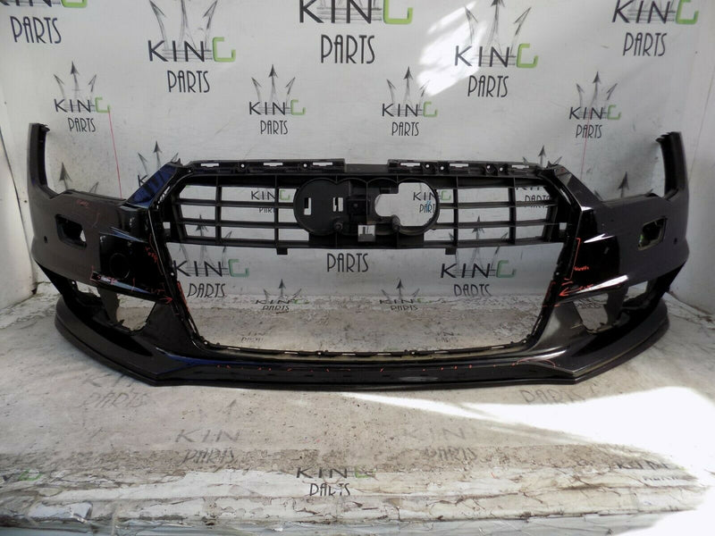 AUDI A7 S LINE 2015-2018 GENUINE FRONT BUMPER IN BLACK PDC PN 4G8807437AD