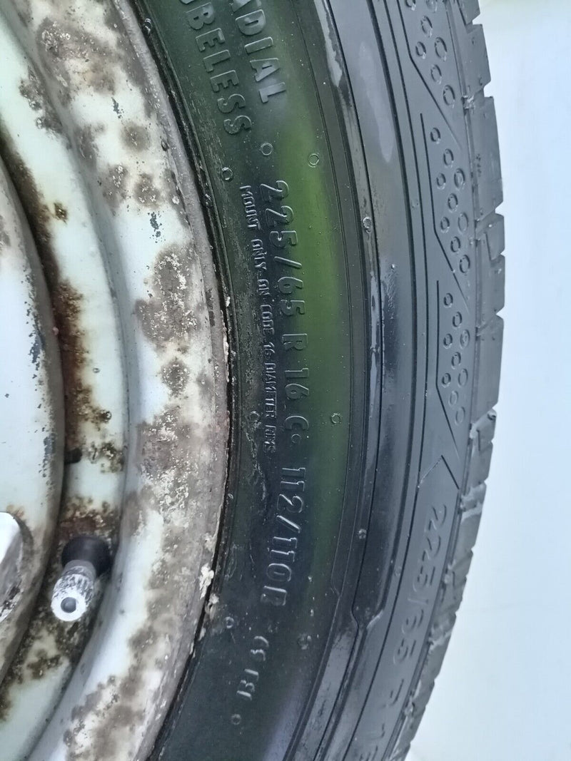 DUCATO BOXER RELAY 16" STEEL WHEEL ET68 + TYRE 225/65/16C