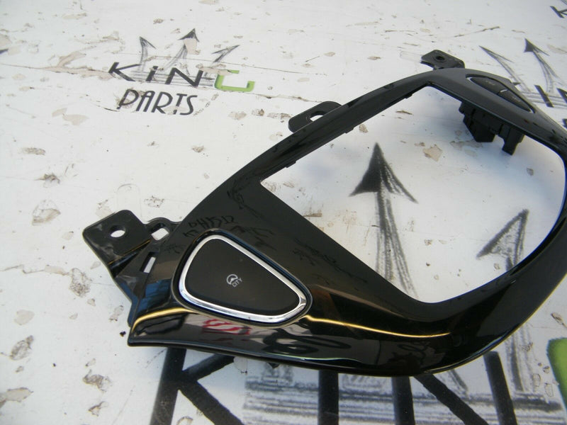 VAUXHALL CORSA E 2014-ON FRONT PIANO BLACK RADIO SURROUND TRIM SWITCH 13471358