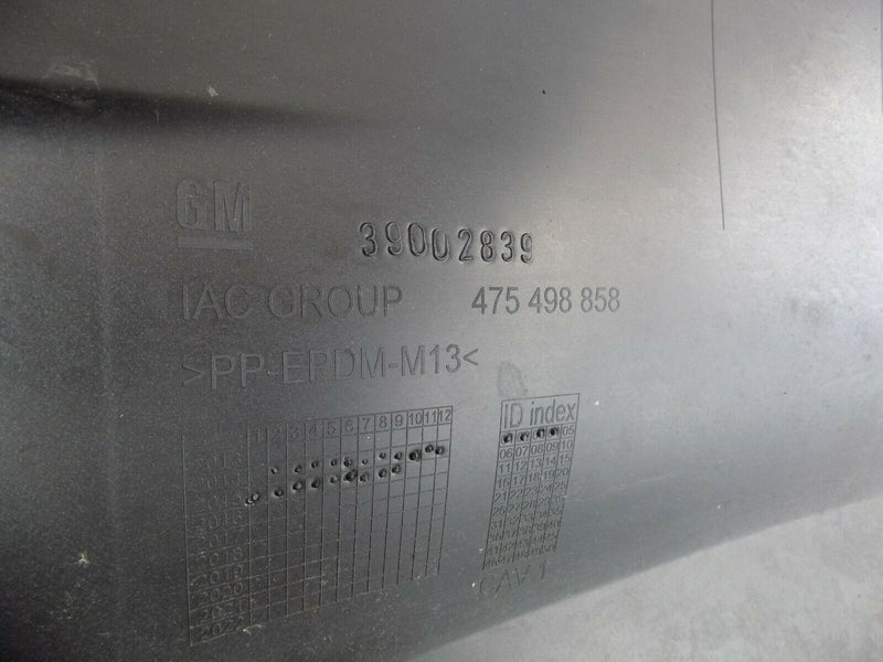 VAUXHALL CORSA E 2014-2019 REAR BUMPER PDC HOLE # BLACK 39002839 #1753