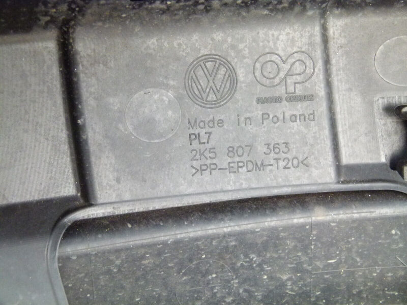 VW CADDY 2K 2K5 2ND LCI REAR BUMPER GENUINE PDC 2K5807363