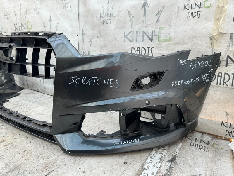 AUDI A6 C7 S-LINE 2015-2018 FRONT BUMPER GENUINE 4G0807437AB
