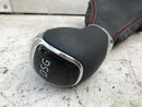 SKODA RAPID NH 13-22 GEAR STICK DSG LEATHER KNOB GAITER RED THREAD 5JC713123Q