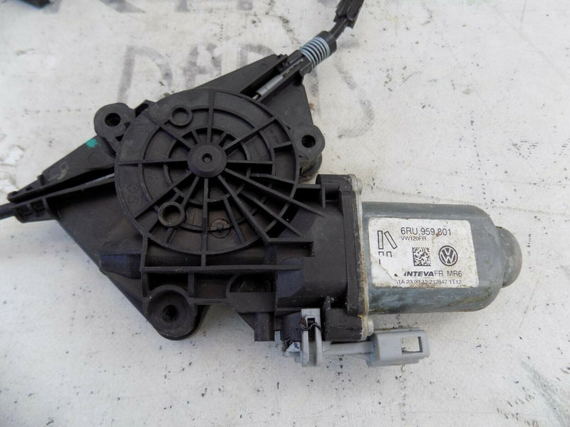 VW UP SKODA CITIGO 2011-2017  DRIVER SIDE WINDOW MOTOR WITH REGULATOR 6RU959801