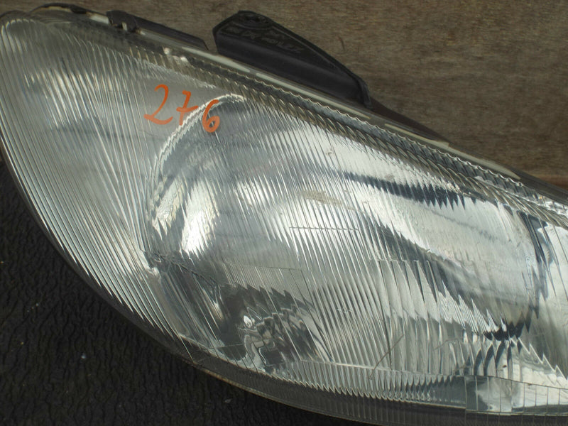 Peugeot 206 Genuine Headlamp Headlight Rigth Driver Side O/S (276)