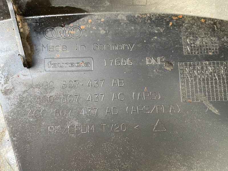 AUDI A6 C7 S-LINE 2015-2018 FRONT BUMPER GENUINE 4G0807437AB