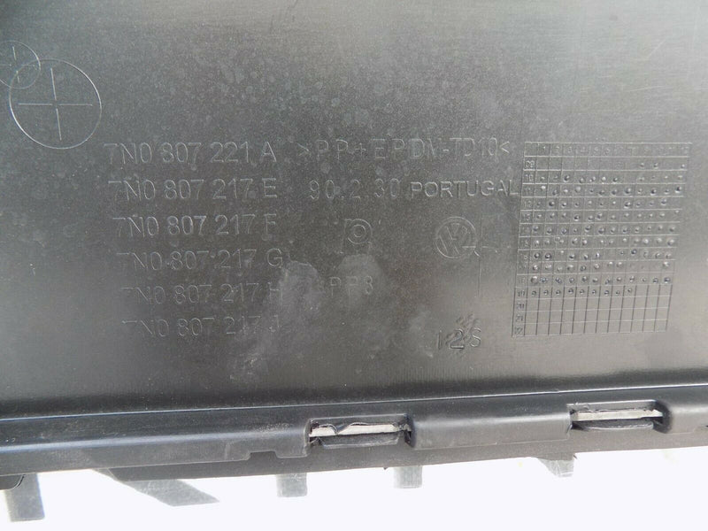 GENUINE VW VOLKSWAGEN SHARAN 2011-2018 FRONT BUMPER GREY PDC 7N0807221A