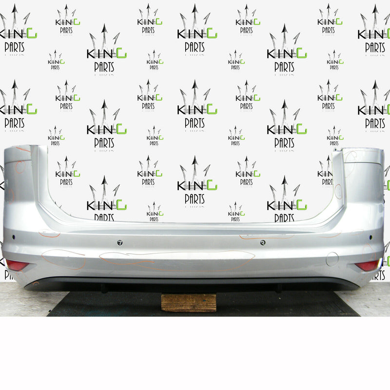 VW TOURAN II MK2 5T 2015 2016 2017 2018 SILVER REAR BUMPER 5TA807421A (0258)