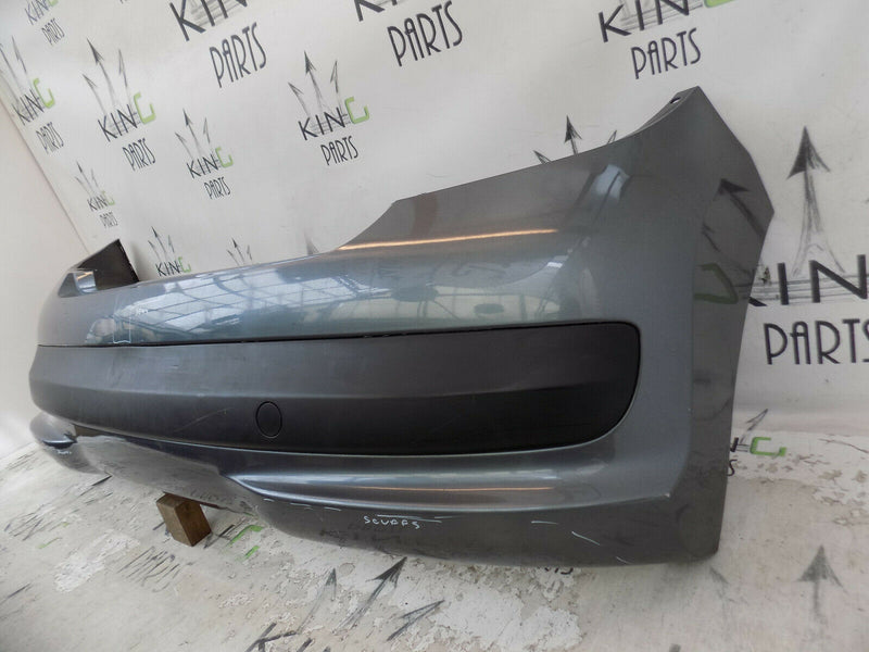 PEUGEOT 207 2006-2009 CC GREY REAR BUMPER GENUINE 9649690177