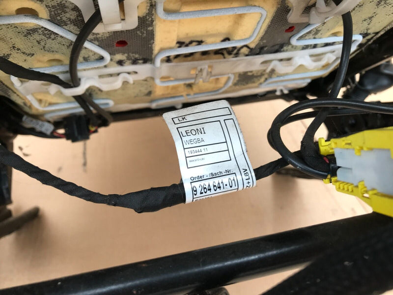 BMW F30 F31 SALOON ESTATE GENUINE FRONT SEAT BLACK LEATHER RIGHT SIDE & SEATBELT