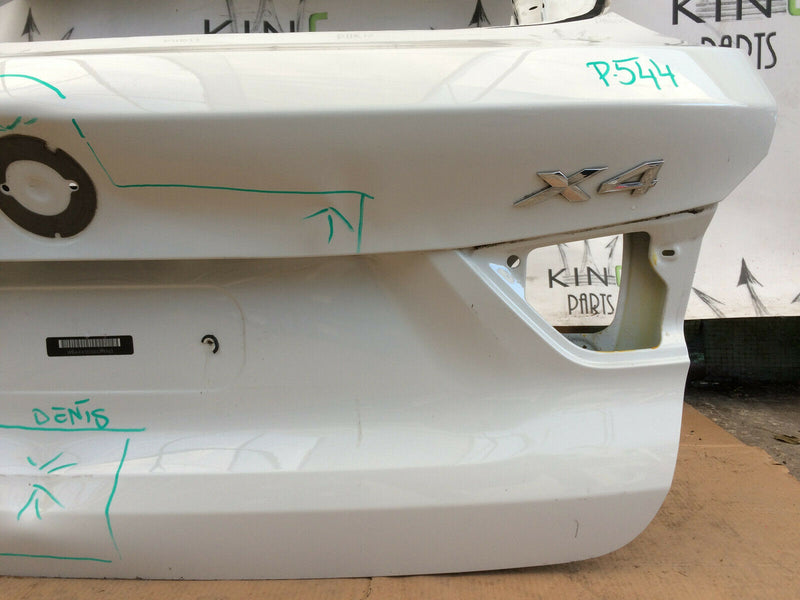 BMW X4 MK1 F26 2014-18 WHITE TAILGATE GENUINE BOOTLID SHELL PANEL