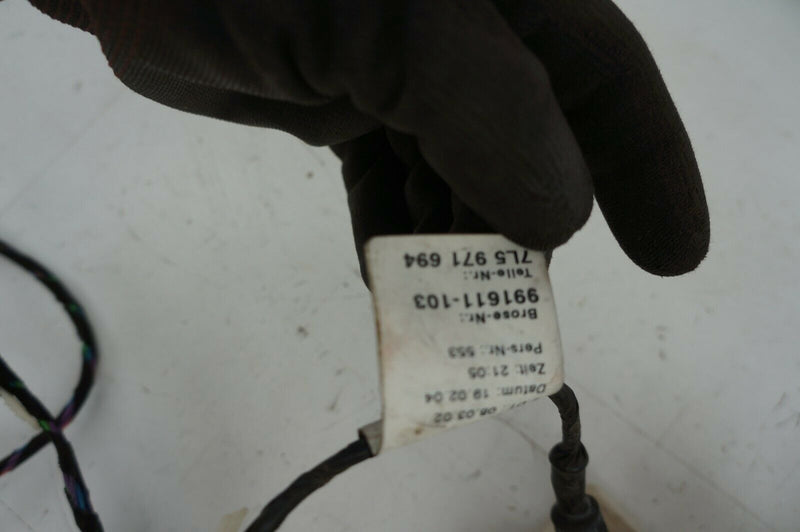 PORSCHE CAYENNE 955 2003-2007 RIGHT REAR DOOR WIRING LOOM + LOCK 7L5971694