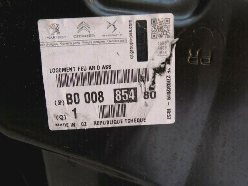 PEUGEOT 108 2014-ON REAR RIGHT LAMP PANEL REINFORCEMENT B000885480