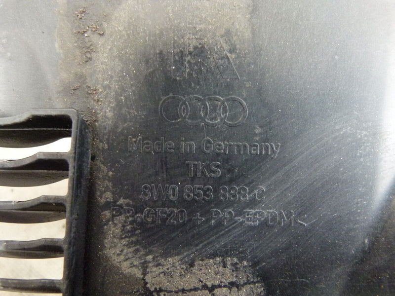 AUDI S4 B9 2016-19 FRONT RIGHT WHEEL MUD GUARD COVER 8W0853888