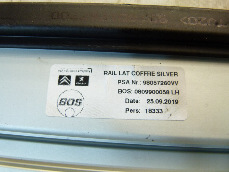 PEUGEOT 308 SW ESTATE 2017-21 TRUNK GUIDES INTERNAL 98057260VV