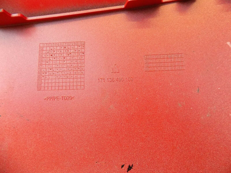 MAN TGX EURO 6 2020-ON RIGHT BUMPER CORNER UPPER IN RED GENUINE 171136490100