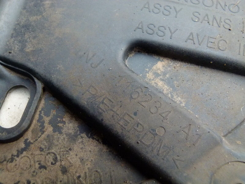 PEUGEOT 208 MK2 2019-ON REAR LEFT WHEEL MUD GUARD GENUINE 9827215480