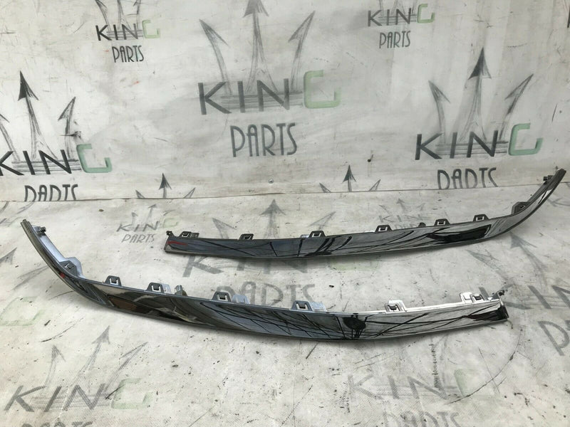 HYUNDAI TUCSON NX4e FRONT BUMPER PAIR CHROME TRIM MOULDING LEFT & RIGHT STRIP