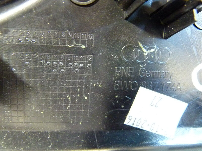 AUDI A4 S4 8W B9 2016-ON RIGHT FRONT ARMREST & SWITCHES CONTROL 8W0867174A