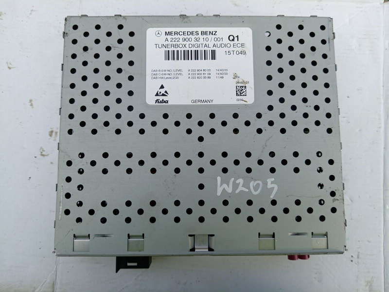 MERCEDES C CLASS W205 2014-18 DIGITAL TUNER BOX AUDIO ECE DAB A2229003210 #
