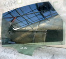 AUDI A4 S4 B9 8W SALOON 15-20 REAR DOOR LEFT SIDE WINDOW GLASS GENUINE 8W5845205