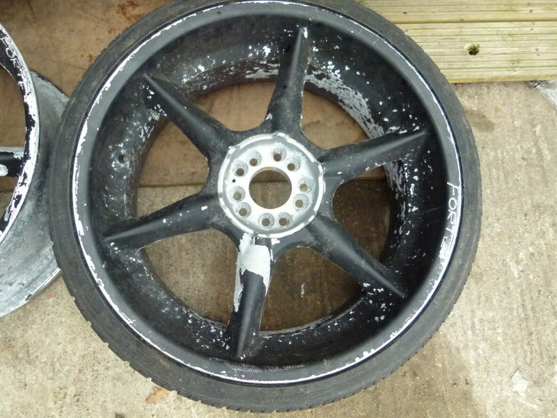 FORTE 4x ALLOY WHEEL RIMS 22" 9.5JX22H2 ET10  +15  +35  3x TYRES 265/35 R22
