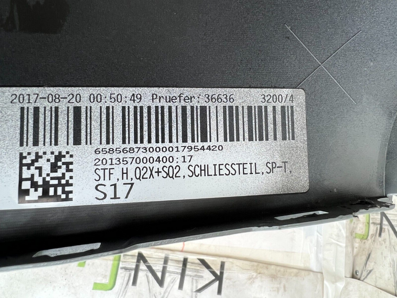 AUDI Q2 S-LINE 2016-2021 REAR BUMPER PDC GENUINE 81A807511