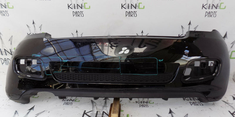 FIAT 500 S SPORT 500S 2013-2015 BLACK REAR BUMPER GENUINE PDC 735565271