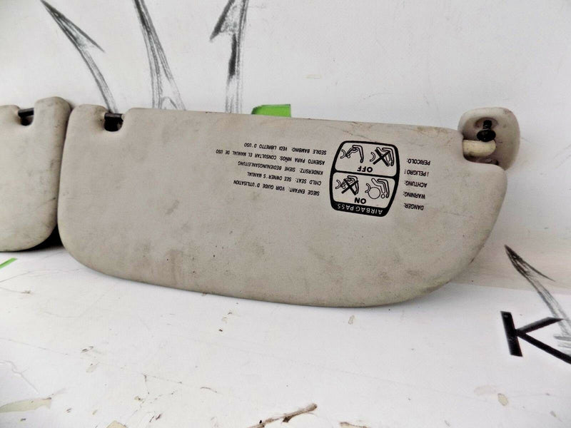 PEUGEOT 206 1998-2008 PAIR OF SUN VISORS WITH MIRROR LEFT & RIGHT