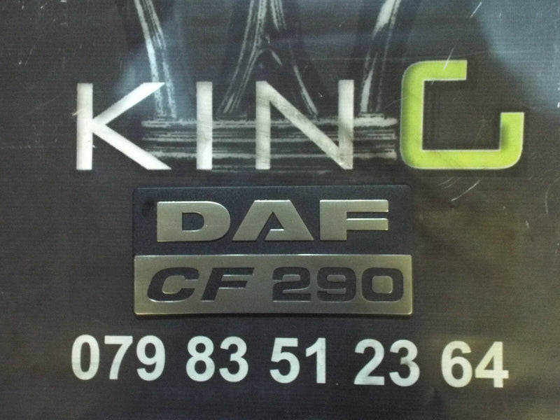 DAF Large Bus Lorry Side Cabin Coach Truck "DAF CF 290" Script Logo