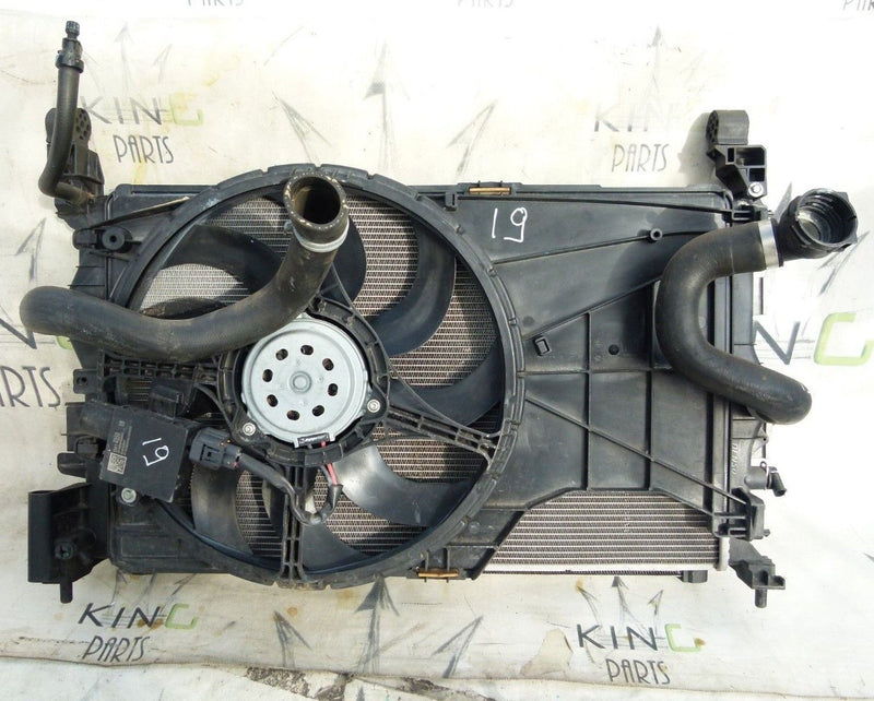 VAUXHAL CORSA E 1.2 1.3 CDTI AIR CON CONDENSER & WATER FAN RADIATOR 13414859