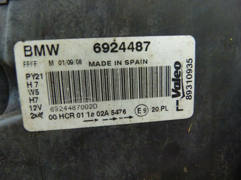 BMW 2 SERIES F45 2014-2019 GENUINE HEADLIGHT LEFT PASSENGER SIDE 7422575