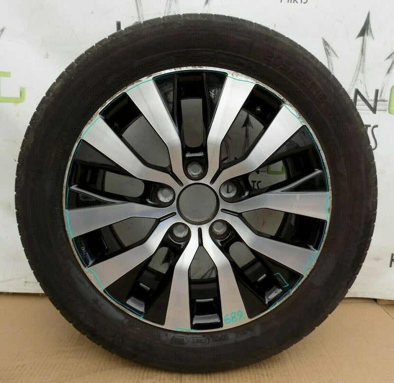 HONDA CIVIC 16" INCH RIM ALLOY WHEEL 6.5J X16 GREY + TYRE 205/55