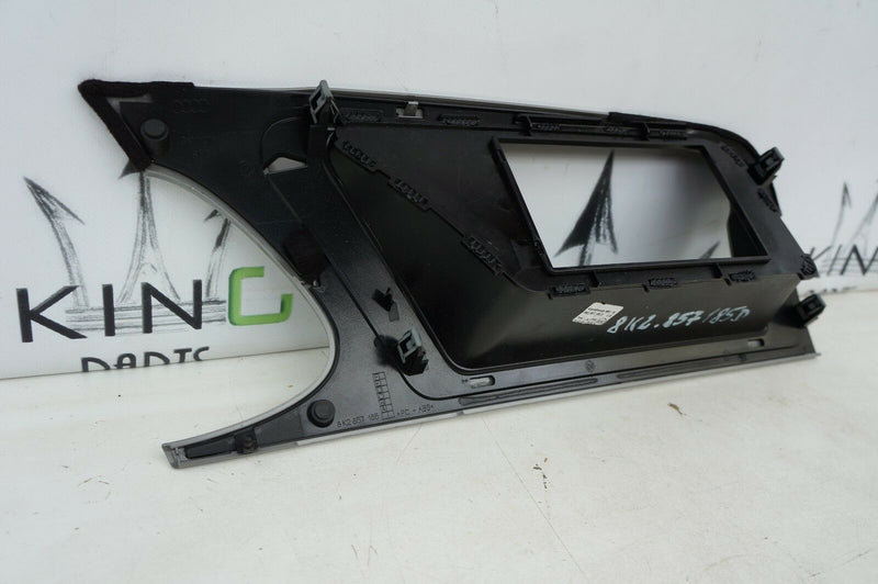 AUDI A4 (B8/8K) 2008-2015 DASH DASHBOARD SCREEN DISPLAY SURROUND SILVER TRIM