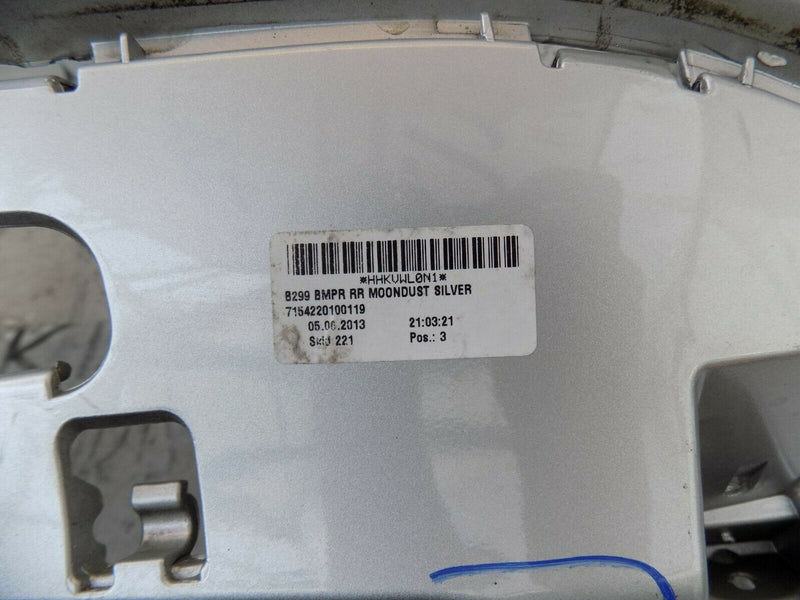 FORD FIESTA VI MK6 MK7 2008-2014 REAR BUMPER GENUINE SILVER  8A61-17906-A