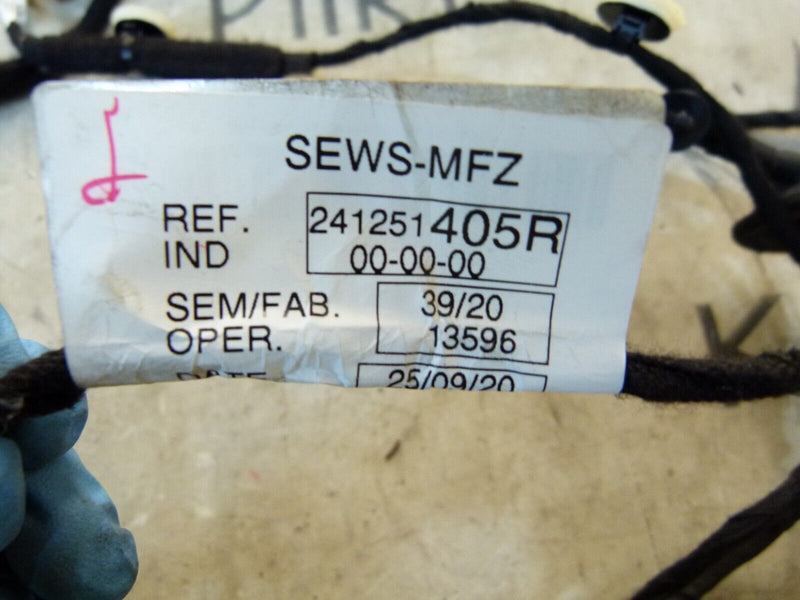 RENAULT CAPTUR 2020-ON DOOR WIRING LOOM GENUINE 241251405R