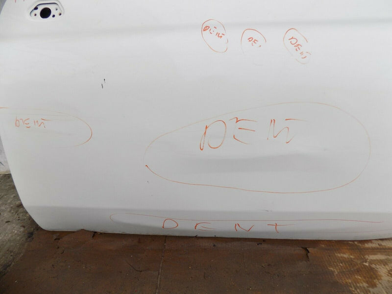 FIAT 500 2007-2015 MK1 FRONT LEFT PASSENGER SIDE DOOR 3D RHD IN WHITE