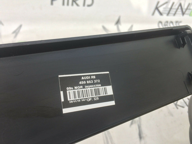 AUDI R8 4S 16-17 DRIVER SIDE STEP PLATE COVER SILL STRIP DOOR GENUINE 4S0853372